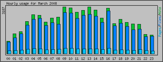Hourly usage