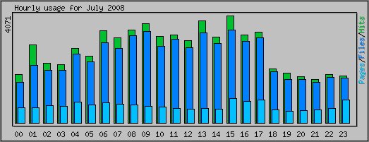 Hourly usage
