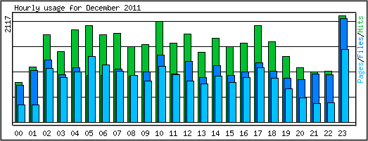 Hourly usage