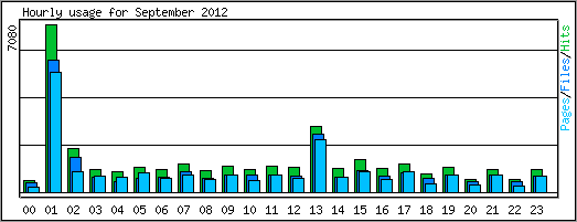 Hourly usage