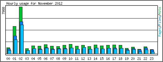 Hourly usage