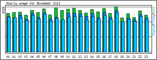 Hourly usage
