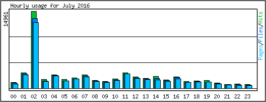 Hourly usage